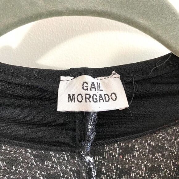 Gail morgado houndstooth black/white knit sweater - Picture 3 of 7